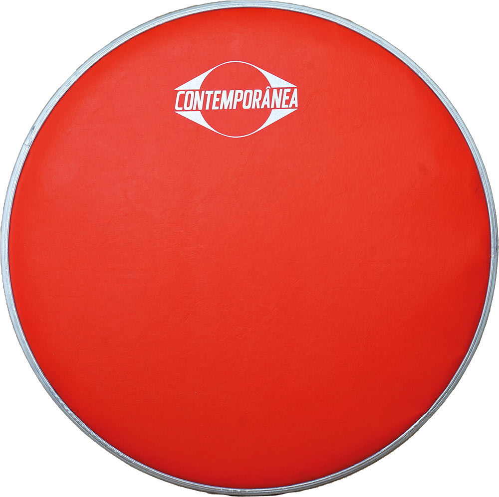 Contemporanea SK18N Red 18inch NAPA Surdo Head, Red 2 Ply Artificial Leather / Nylon Head
