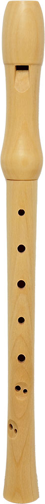 Valentino VR-230D Descant Recorder, Maple Wood Natural satin maple finish. Comes in 2 parts