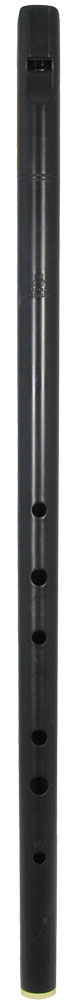 Tony Dixon Low D Whistle, One Piece Tapered bore low D whistle, made from black plastic