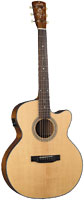 Blueridge BR-45CE Grand Aud Guitar, Electro Contemporary Series. Solid sitka spruce top. Cutaway body with pick-up
