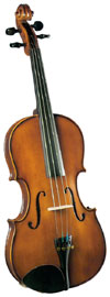 Cremona SVA-130 14inch Size Premier Novice Viola Outfit. All handcarved all solid spruce top and maple body. Prelude strings