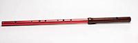 Silverwood SW-RD Irish D Flute. Red Finish Handmade wooden head-joint with a undercut embouchure, aluminum body