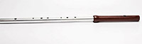 Silverwood SW-SL Irish D Flute. Silver Finish Handmade wooden head-joint with a undercut embouchure, aluminum body