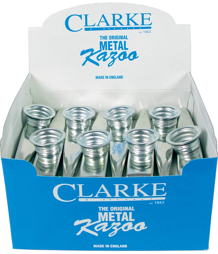 Clarke Metal Kazoo, Silver Color