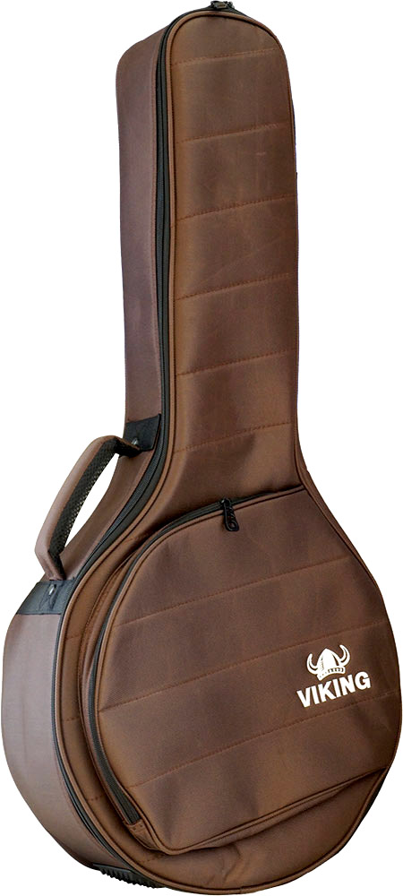 Viking VBB-35T Premium Tenor Banjo Bag Brown 1680D Oxford cloth. Ideal for most tenor banjos