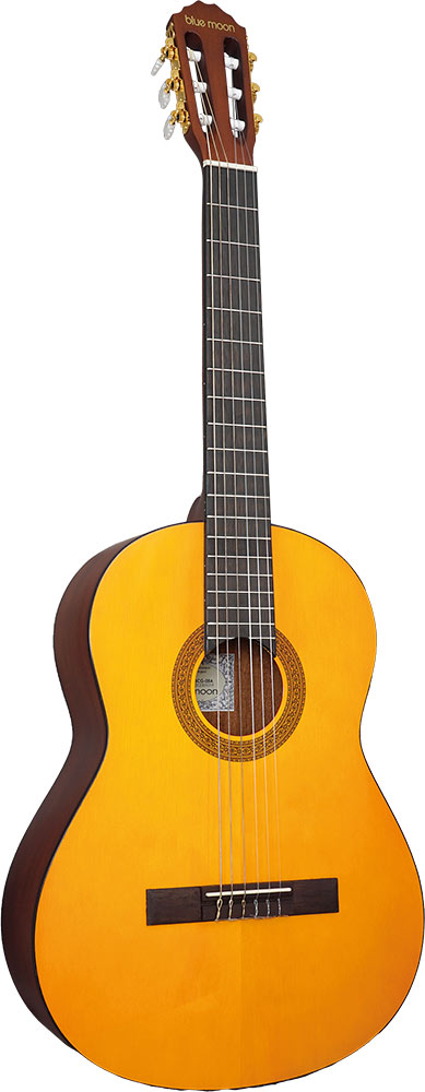 Blue Moon BCG-08A Classical 4/4 Student Guitar Spruce top. Sapele back and sides. High gloss finish