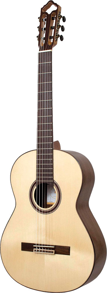 Carvalho 9S OVA Classical Guitar, Solid Spruce Solid ovangkol 2 piece back with center strip. Solid ovangkol sides