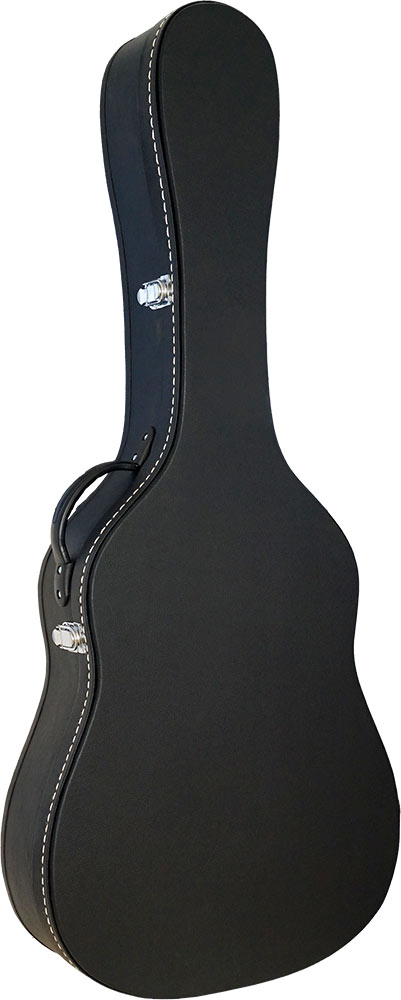 Viking VGC-05D Dreadnought Guitar Case Soft black padded sides, lid and base interior lining