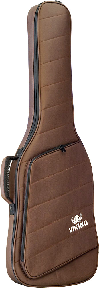 Viking VGB-35-E Premium Electric Guitar Bag Brown 1680D Oxford cloth. Ideal for most electric guitars