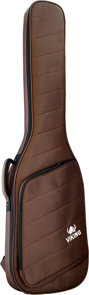 Viking VGB-35-EB Premium Electric Bass Bag Brown 1680D Oxford cloth. Ideal for most electric bass guitars