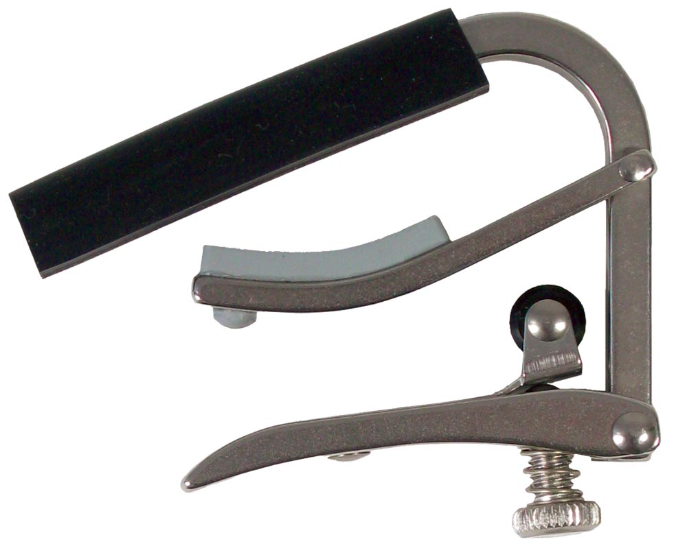 Shubb S1 Deluxe Acoustic Guitar Capo Crafted from solid stainless steel to resist nicks and scratches