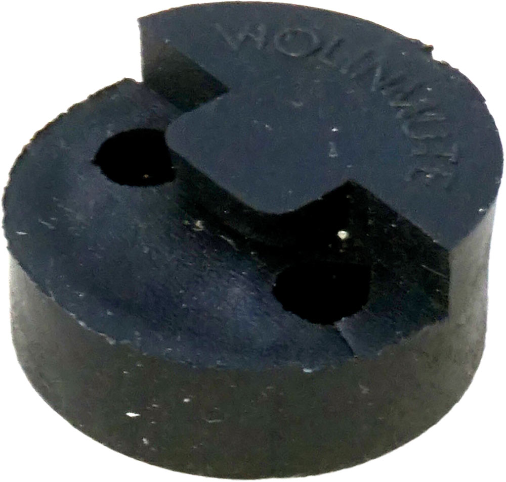 Viking VVS-VM01 Tourte Style Violin Mute Small rubber mute that rests on the bridge and hooks onto the D & A string