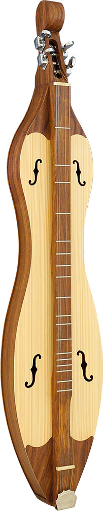 Atlas AAD-22 Appalachian Dulcimer Solid spruce top with rosewood body. Hourglass shape with F sound holes