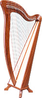 Glenluce Maberry 34 String Floor Harp